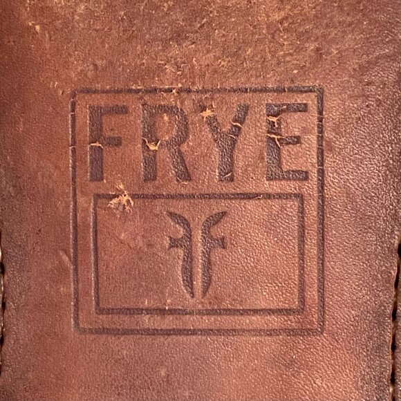 Frye Paige Tall Brown Leather Pull On  Riding Boots Women's Size 7.5B - Picture 11 of 13
